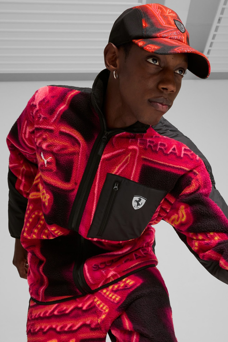 PUMA Scuderia Ferrari Race Neon Energy Baseball Hat outlook