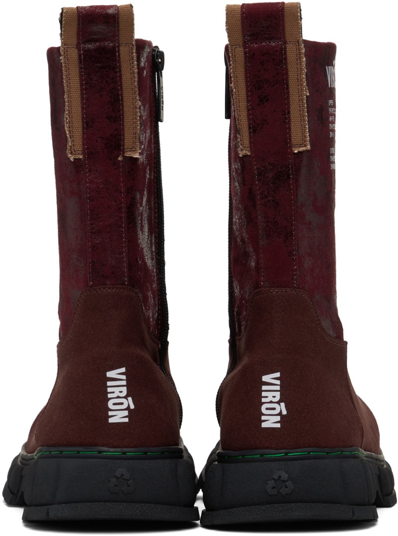 VIRÓN Burgundy Courage Boots outlook
