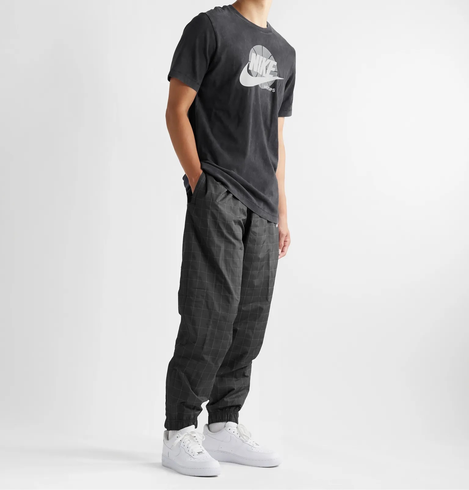 NikeLab Flash Reflective Checked Shell Track Pants - 2