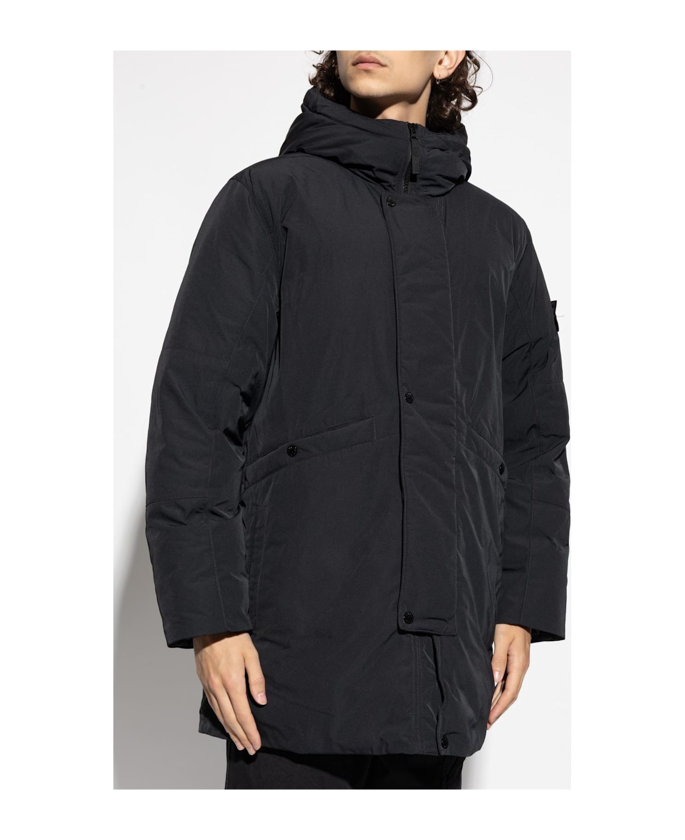 Stone Island Down Jacket 'micro Twill' - 3