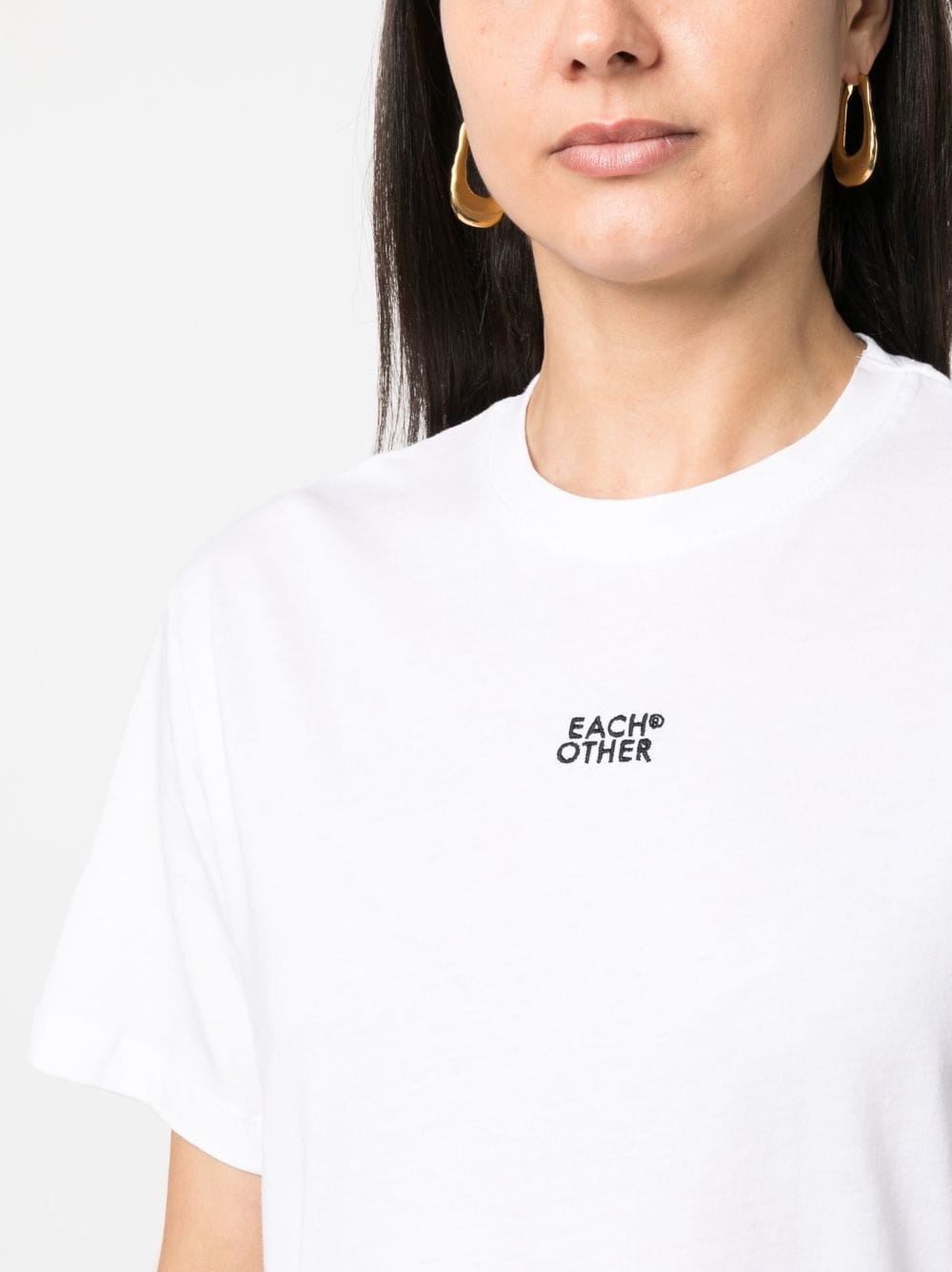 logo-print cotton T-shirt - 5