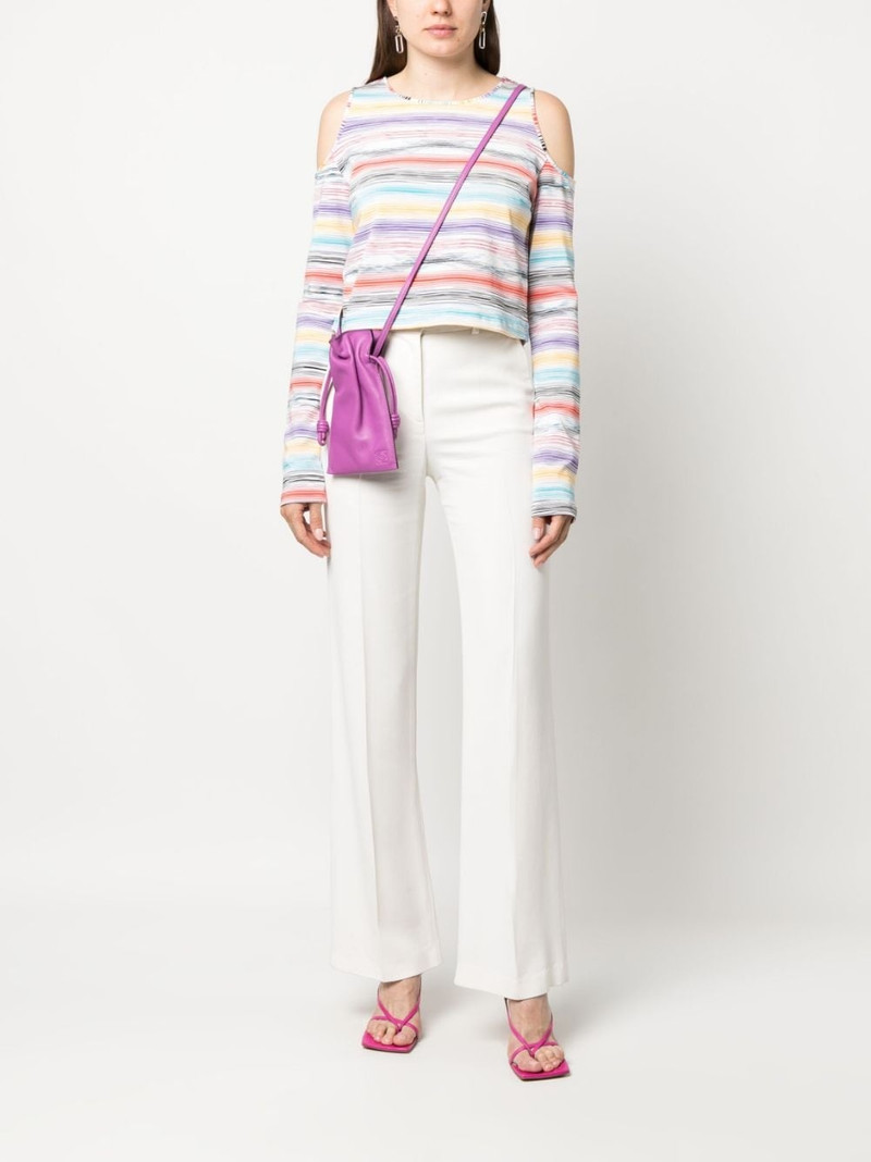 Missoni stripe-print knitted top outlook