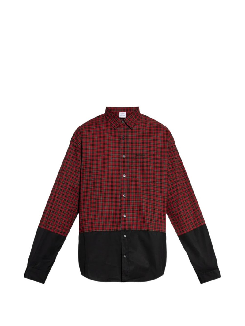 Splitted cotton shirt 1
