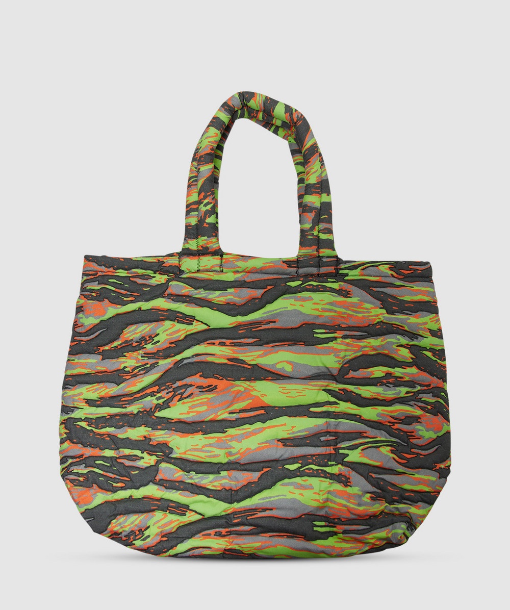 Tiger rave printed puffer bag - 2