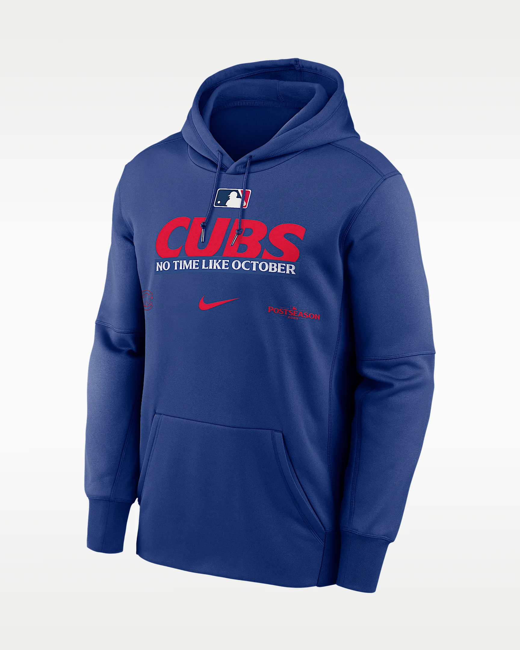 Chicago Cubs 2026 Postseason Authentic Collection Men's Nike Therma-FIT MLB Pullover Hoodie - 1