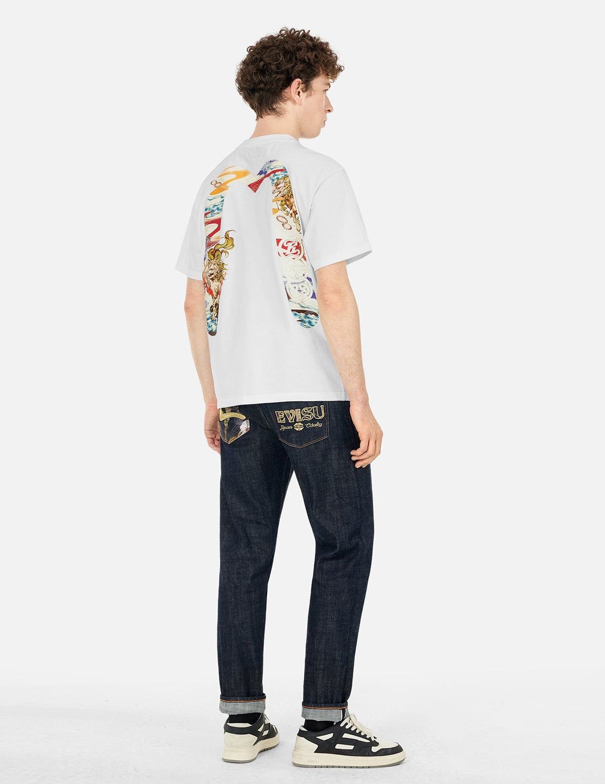 Hakutaku Daicock Print Relax Fit T-shirt - 4