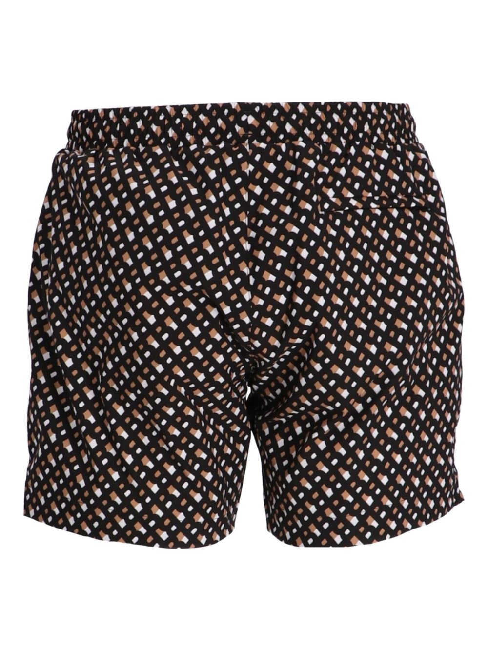 logo-jacquard swim shorts - 2