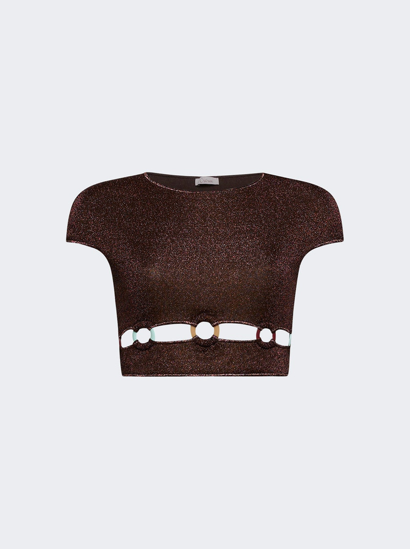 Lumiere Multi Ring 70s Top Chocolate 1