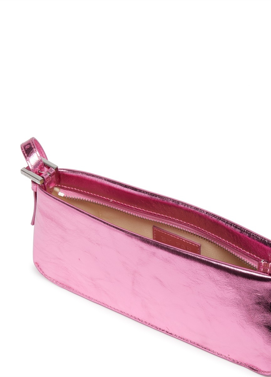 Dulce lipstick metallic leather bag - 5