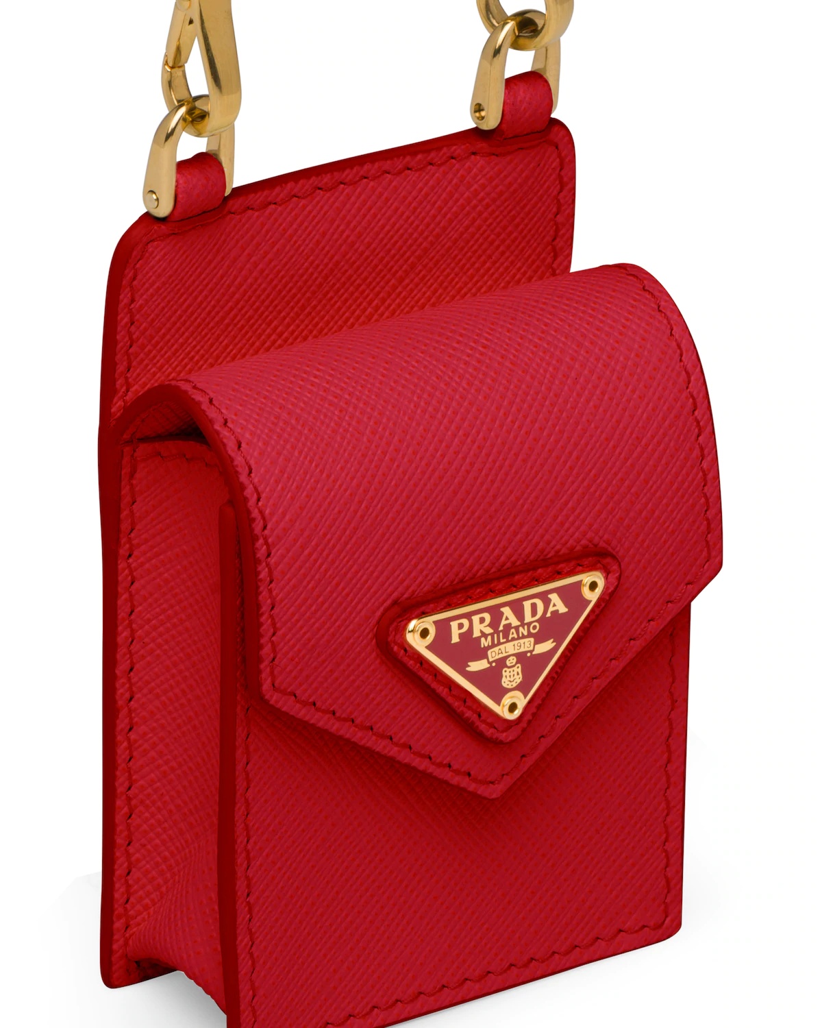 Saffiano leather earphone case - 3