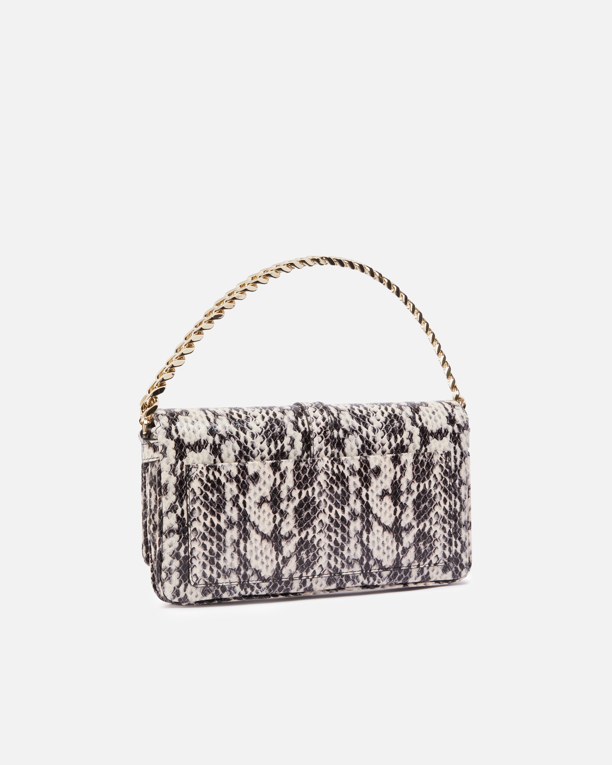 REPTILE PRINT SHOULDER BAG WITH COMPARTMENTS PINKO GALLERIA - 2