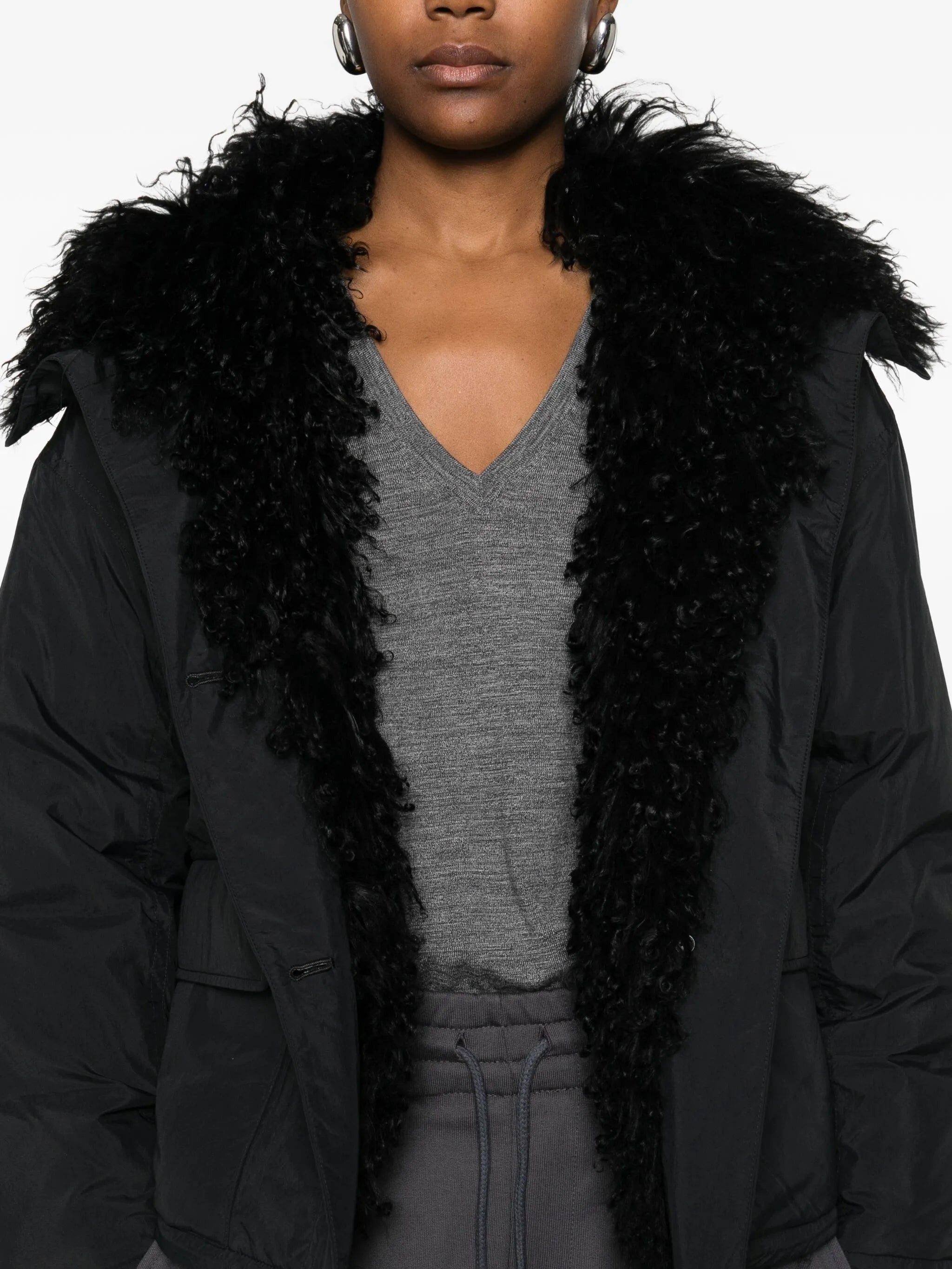 Yves Salomon Faux Fur-trim Hooded Jacket - 4