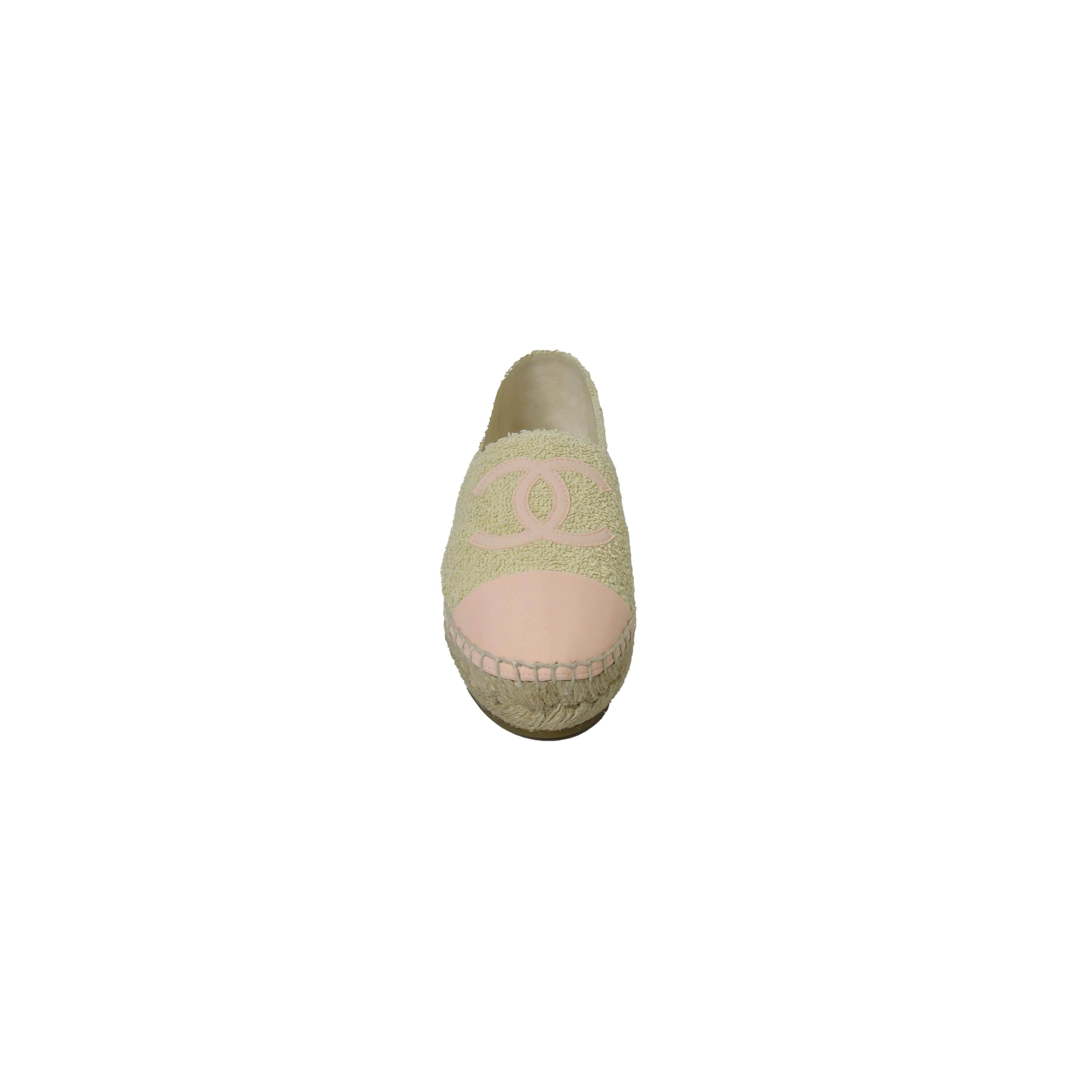 Chanel Fabric Espadrilles Ivory Light Beige - 4