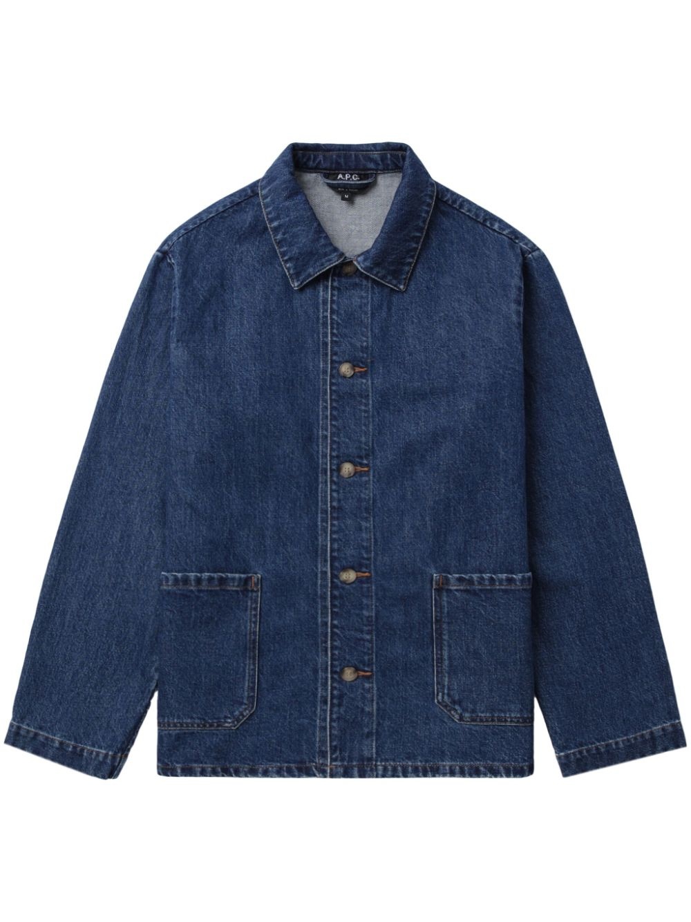 buttoned denim jacket - 1