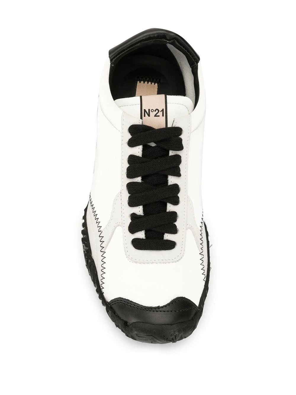 logo detail low-top sneakers - 4