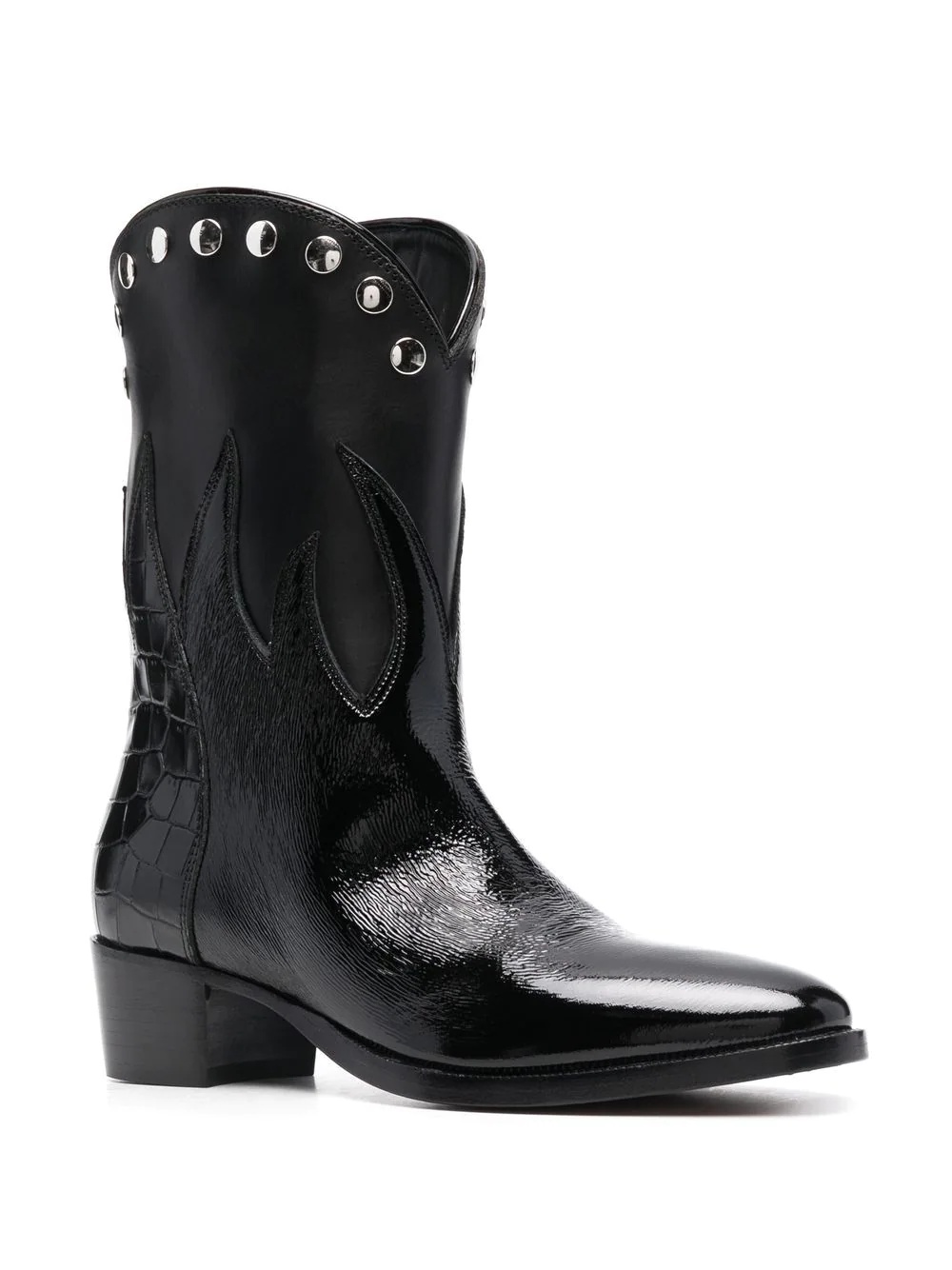 flame design western boots - 2