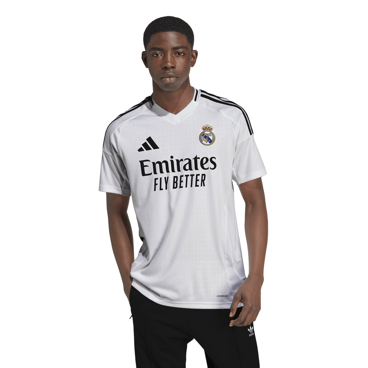 adidas Mens adidas Real Madrid 24/25 Home Short-Sleeve Jersey - 1