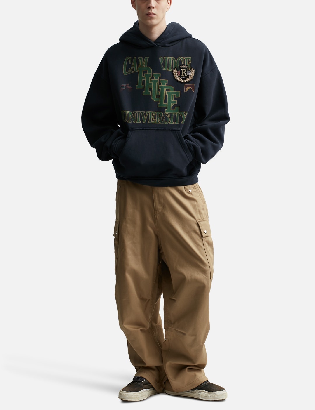 Rhude RHUDE UNIVERSITY HOODIE | hbx | REVERSIBLE
