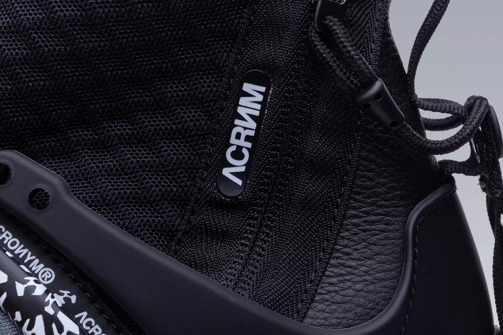 APM2-001 Nike® Air Presto Mid / Acronym® Cool Grey / Black / Black - 14