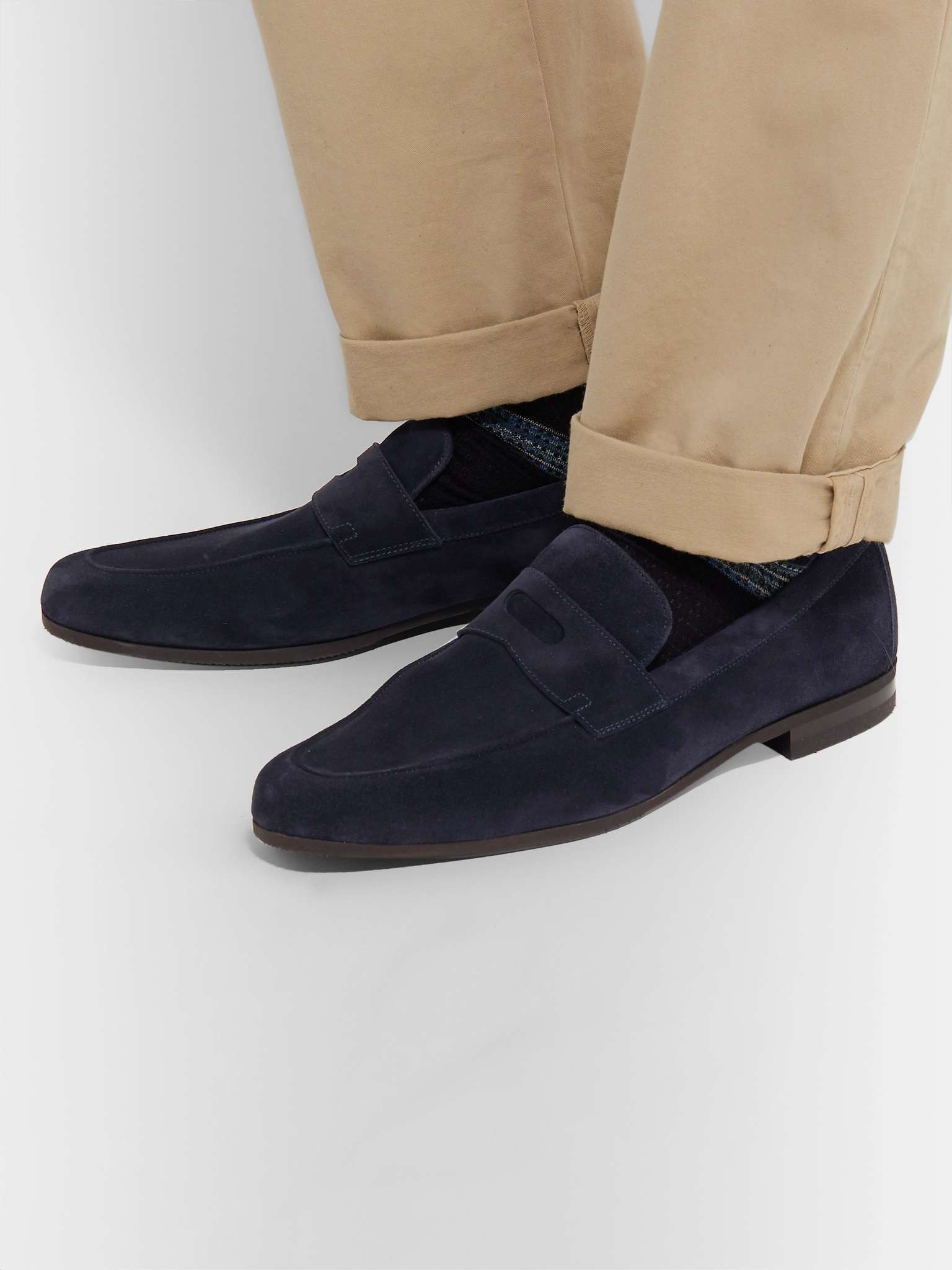 Lopez Suede Penny Loafers - 2