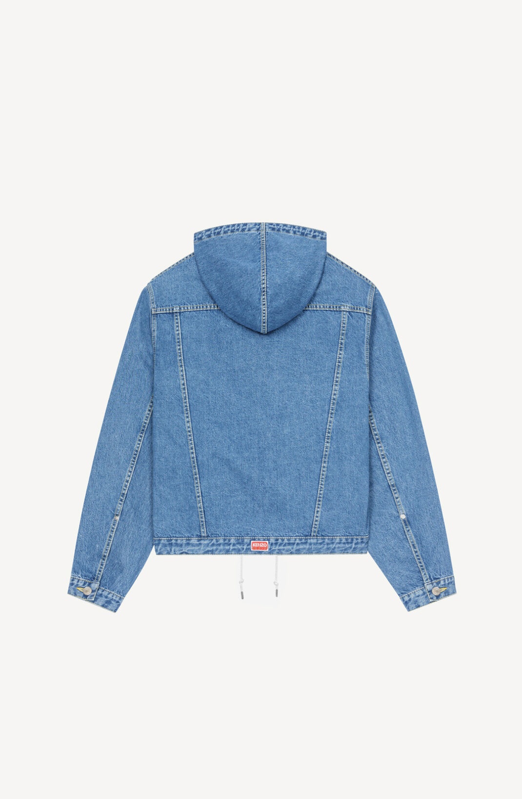 Hooded denim jacket - 2