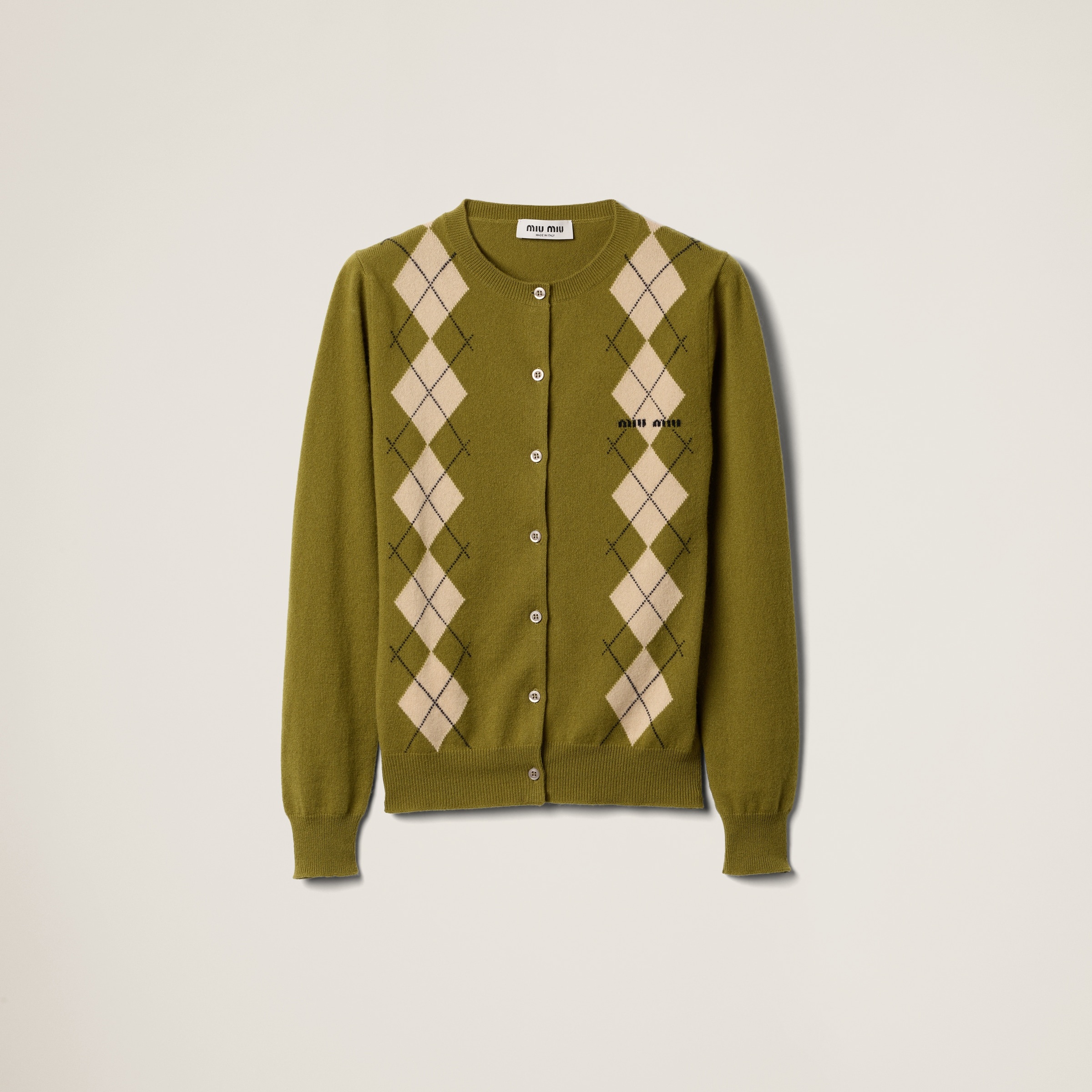 Cashmere knit cardigan - 1