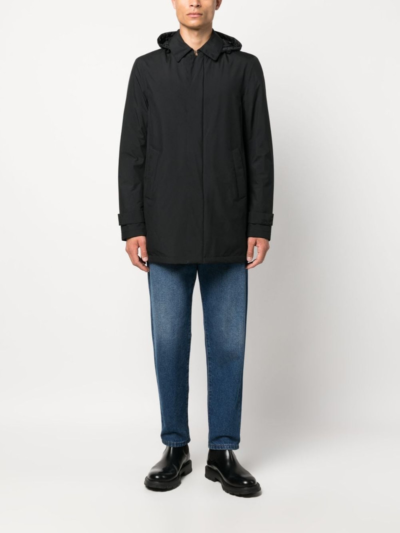 Herno detachable-hood parka outlook