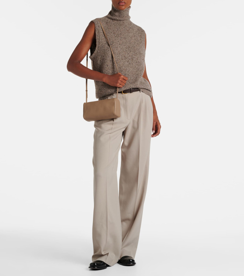 The Row '90s leather shoulder bag outlook