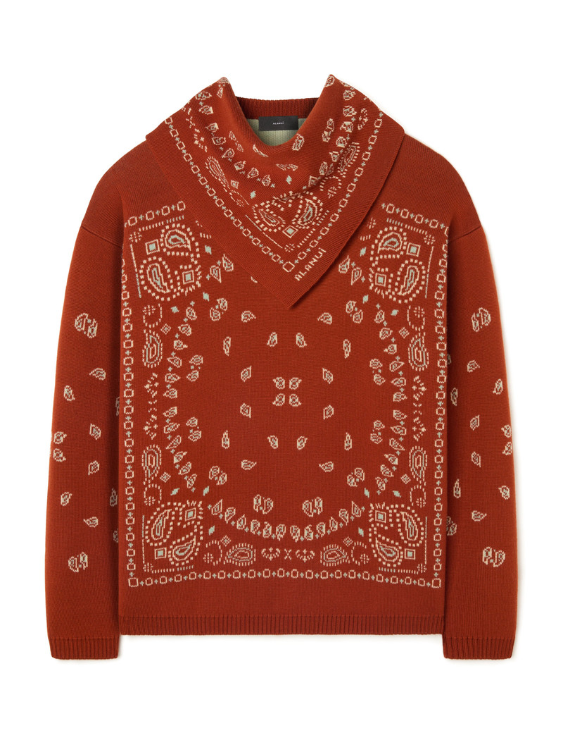 Bandana Jacquard Sweater 1