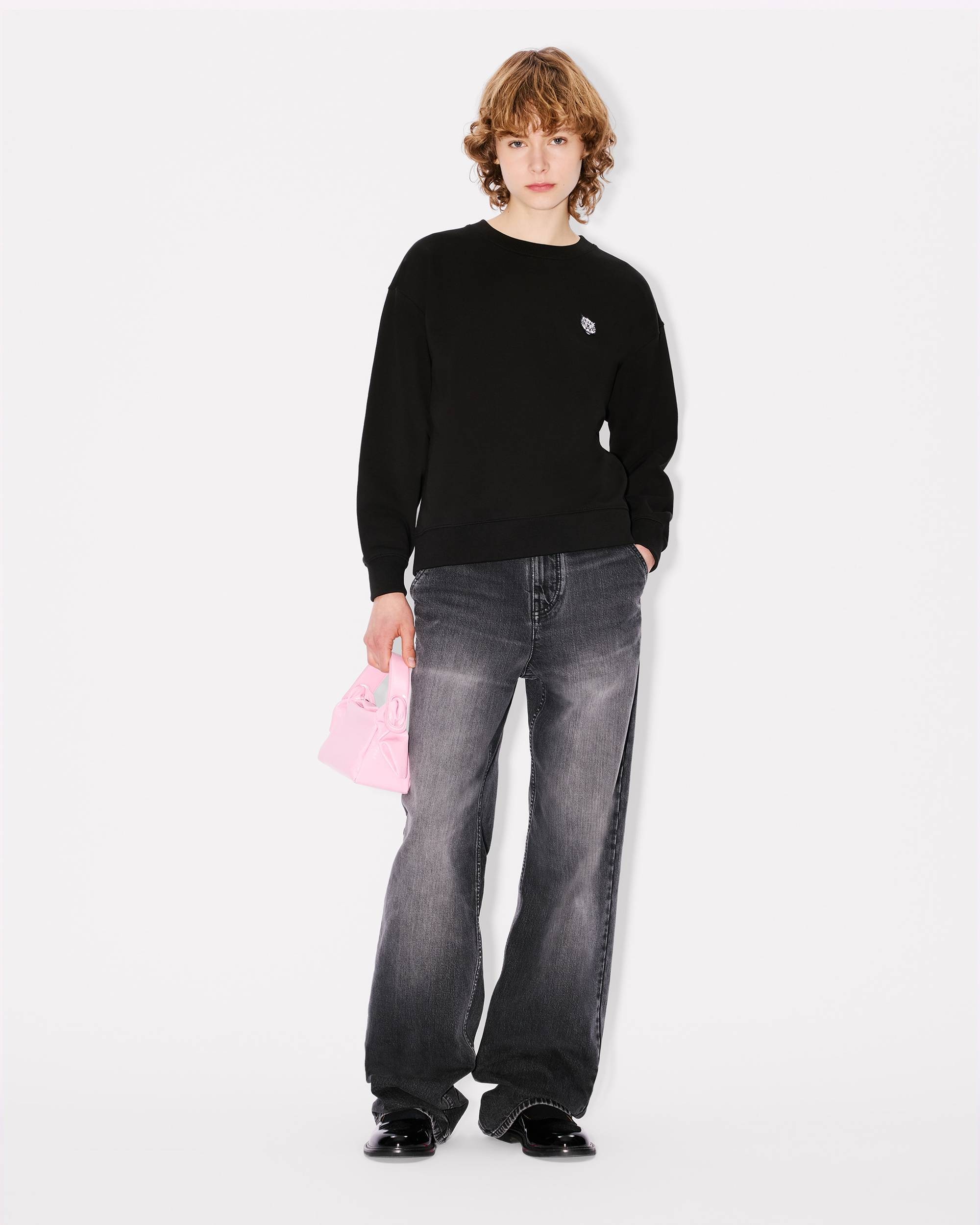 'KENZO Happy Tiger' embroidered sweatshirt in cotton - 5