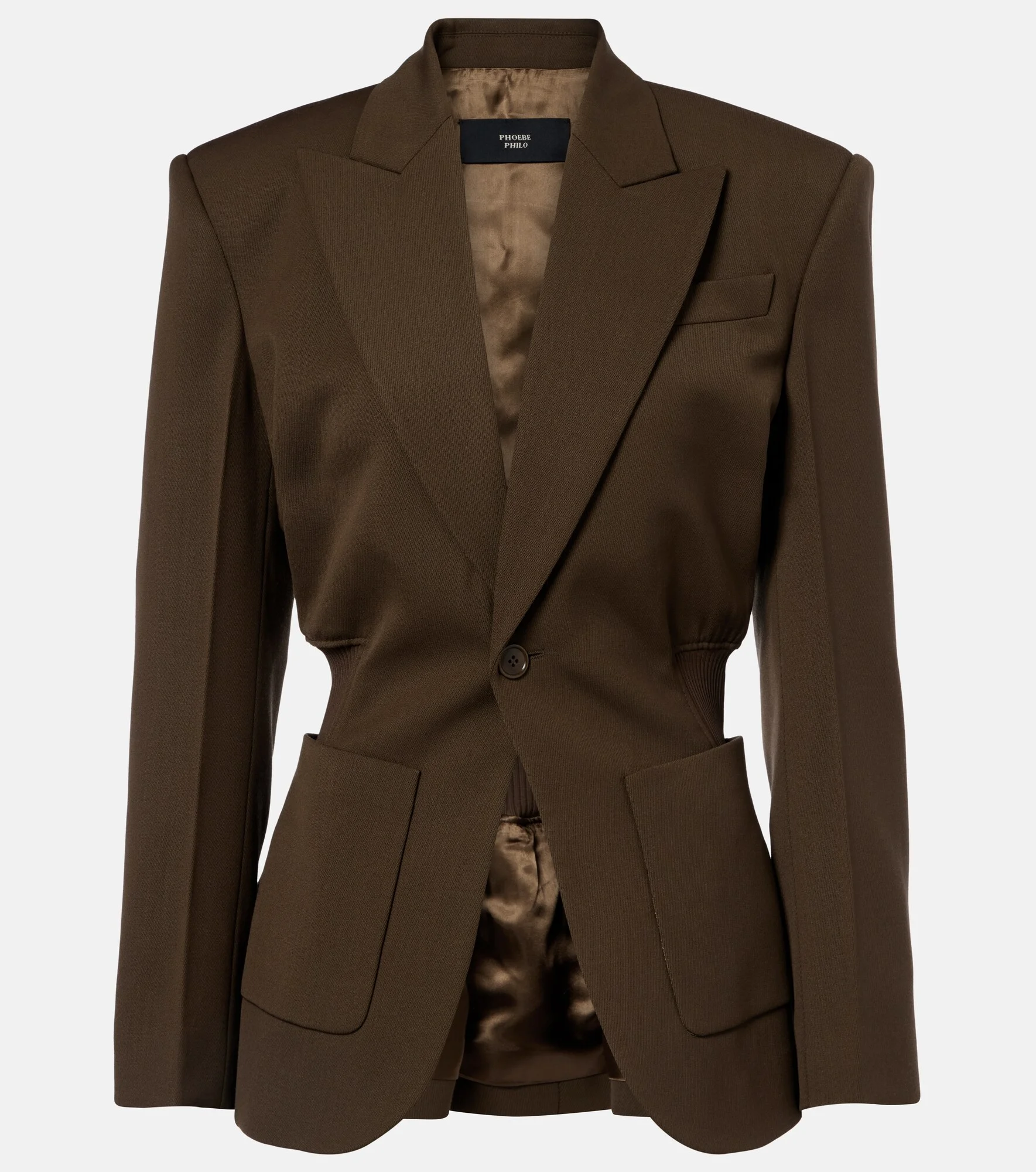 Kick wool twill blazer - 1