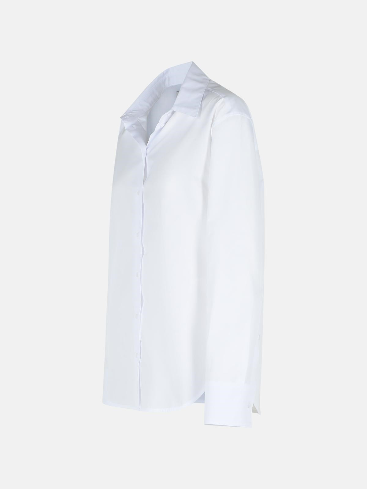 'ALIM' WHITE COTTON SHIRT - 2