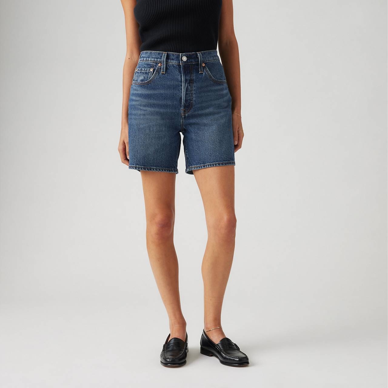 501® ORIGINAL FIT HIGH RISE MID-THIGH WOMEN'S SHORTS - 4