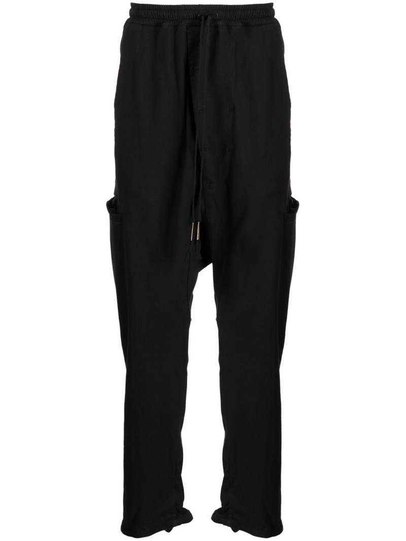 drawstring 탄성 트랙 바지 1