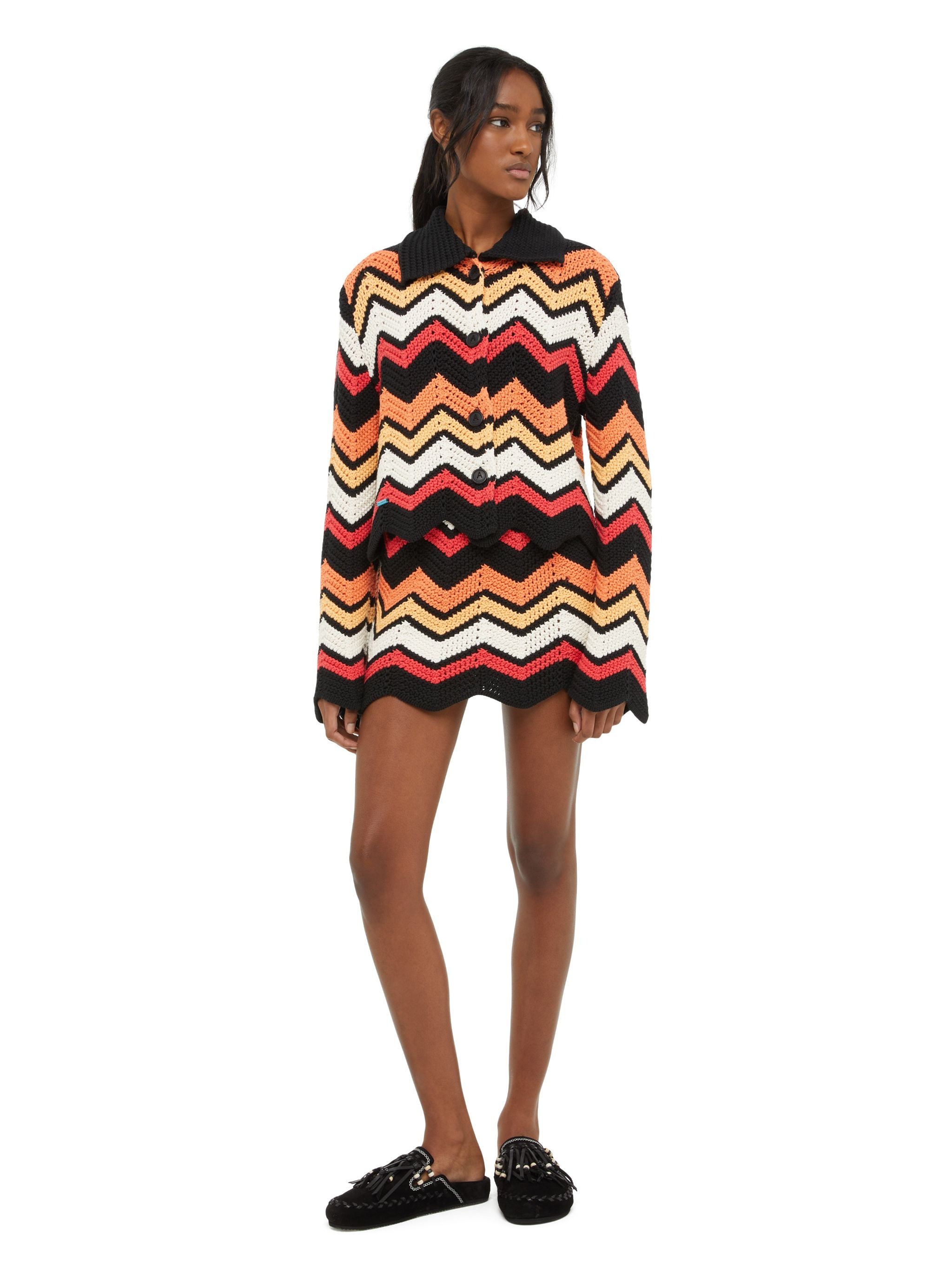 Kaleidoscopic Chevron Jacket - 4