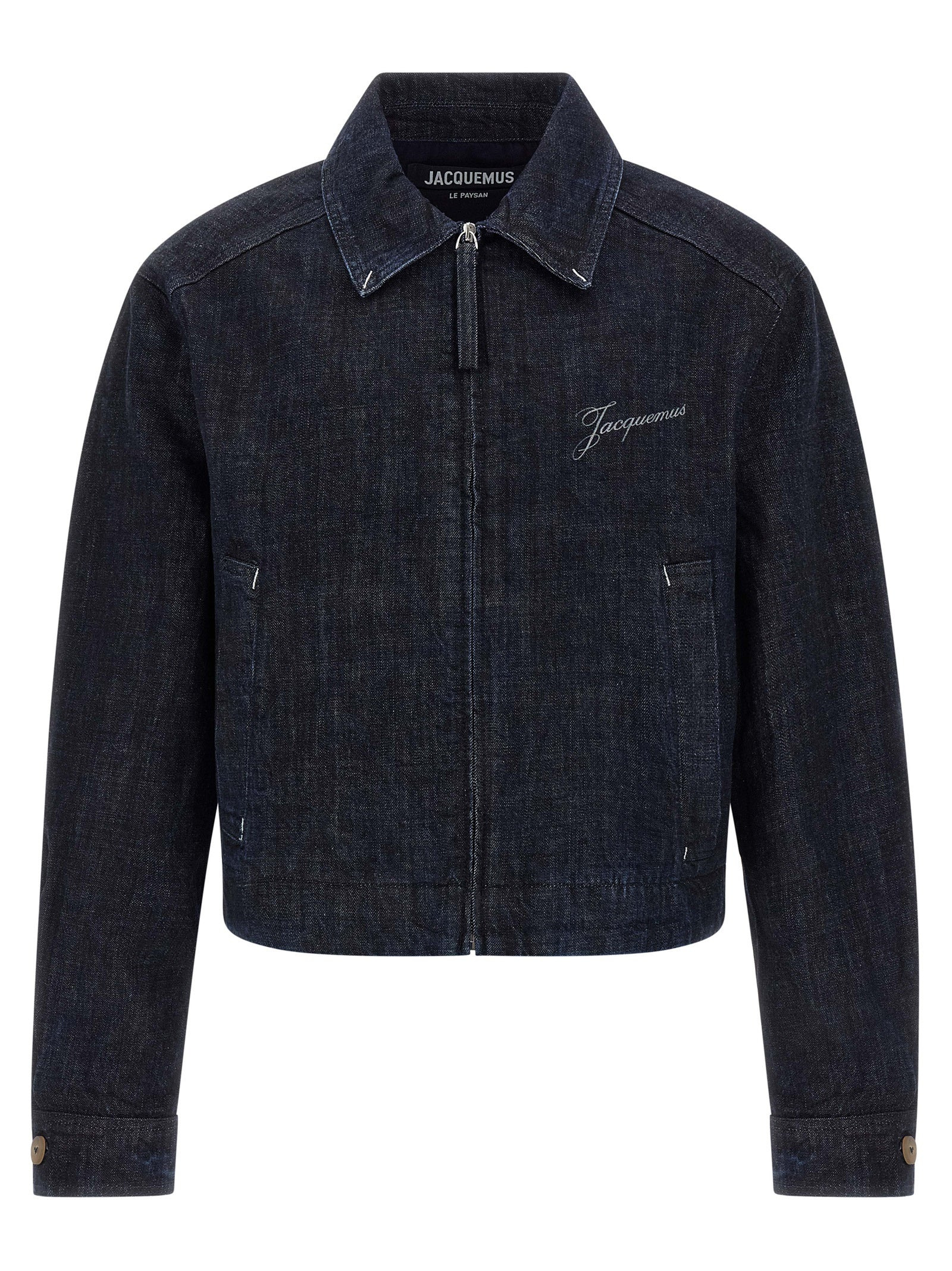 La Veste De-NîMes Canevas Puffer Jackets Blue - 1