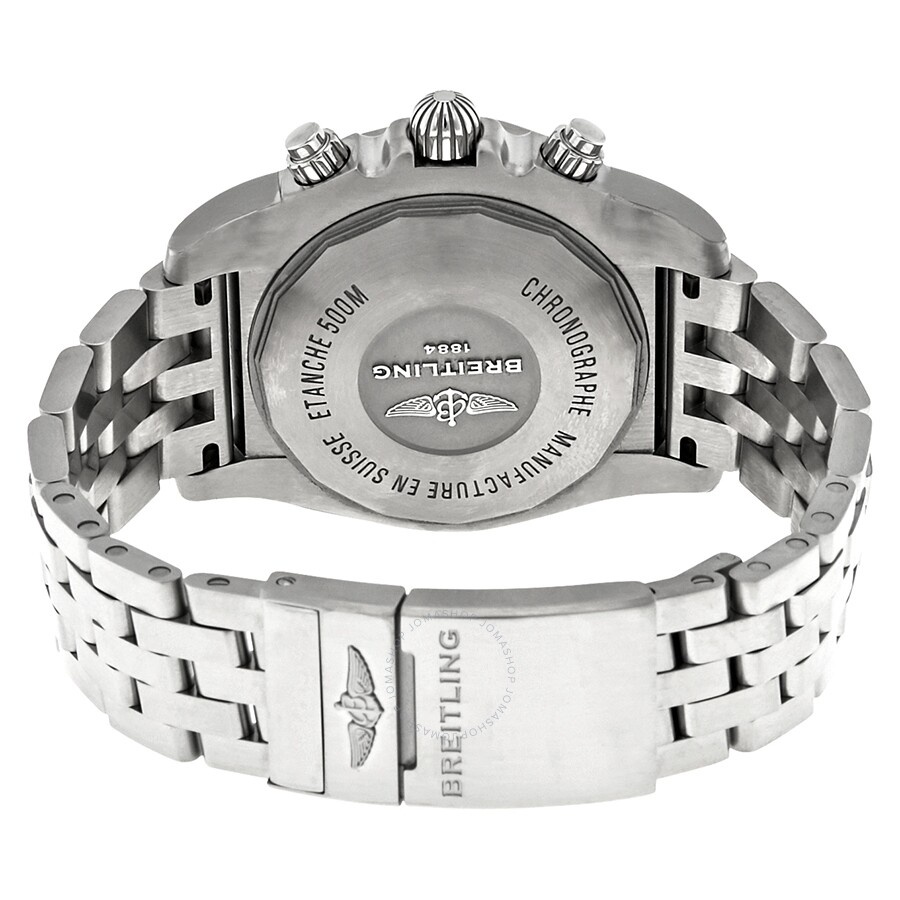 Breitling Chronomat Chronograph Automatic Blackeye Gray Dial Men's Watch AB0115101F1A1 - 3
