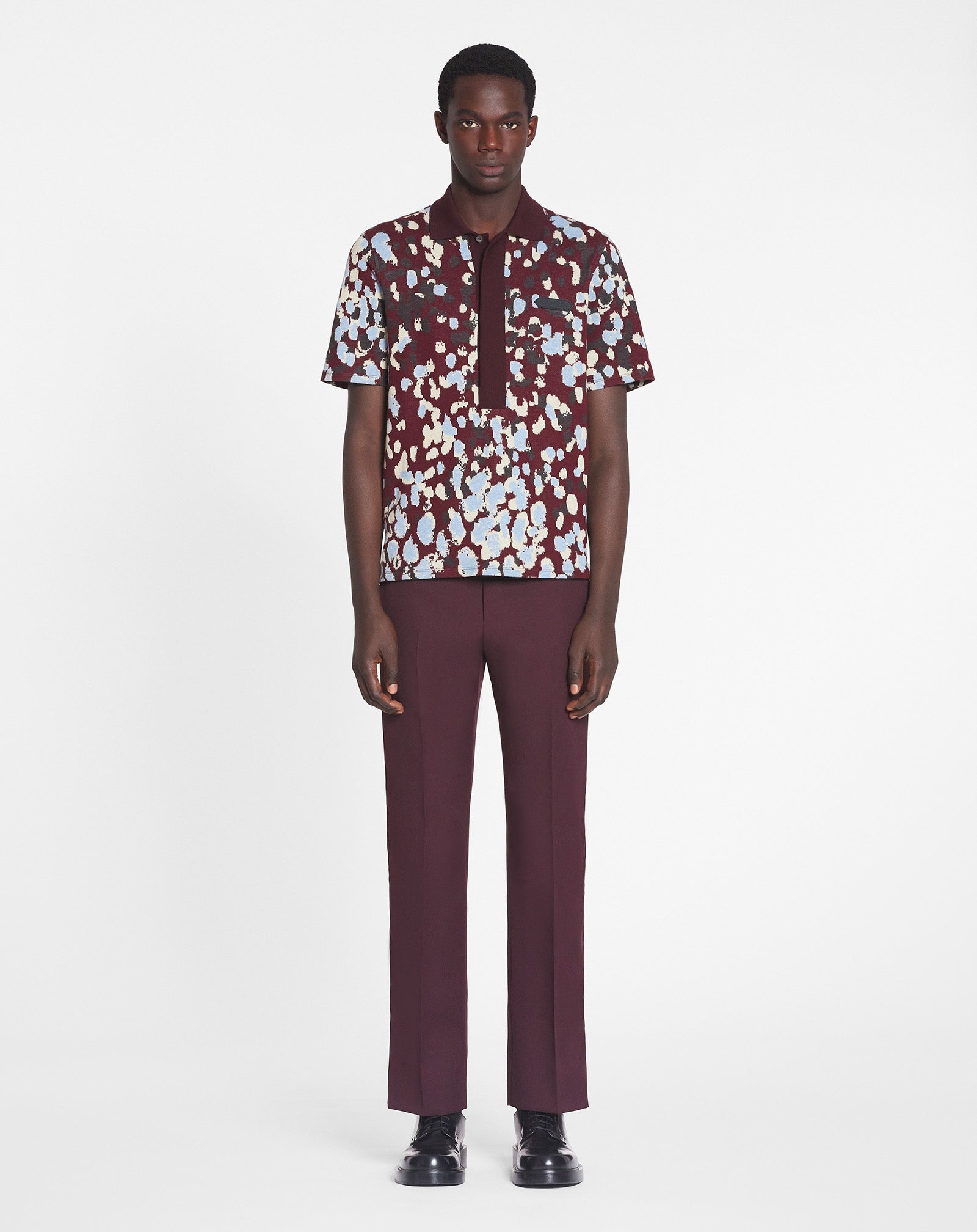 JACQUARD POLO SHIRT - 2