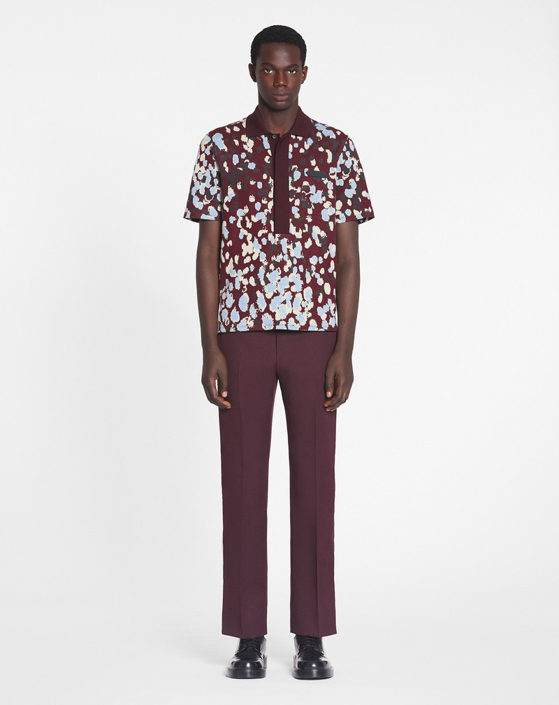 Lanvin JACQUARD POLO SHIRT outlook