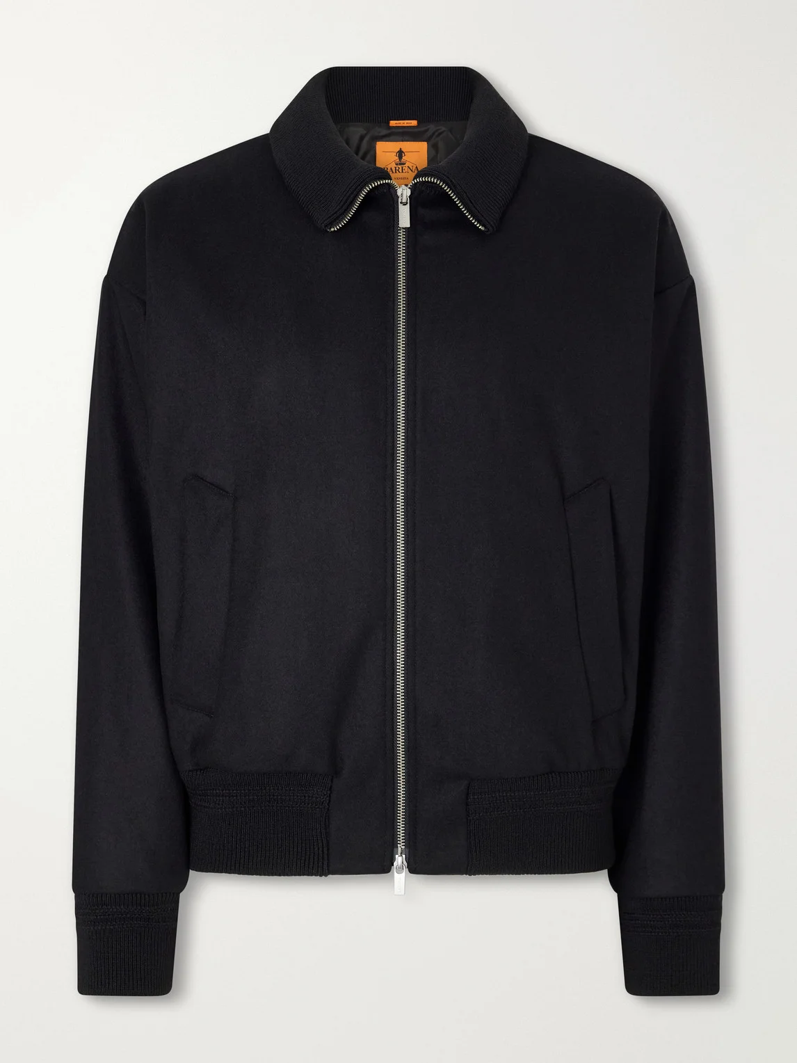 Wool-Blend Blouson Jacket - 1