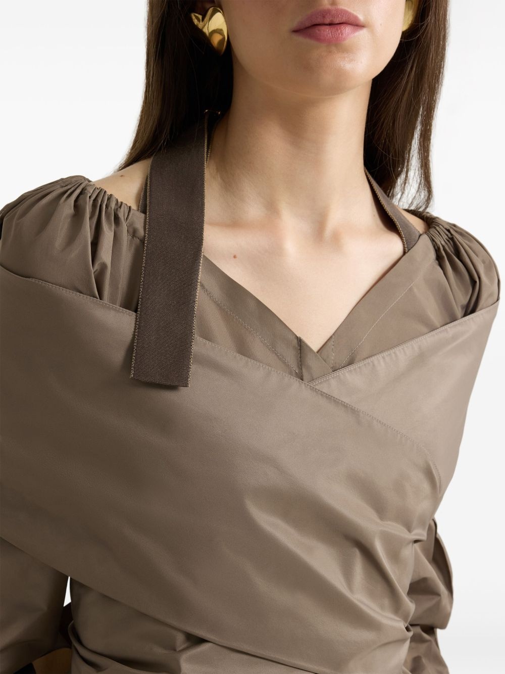 wrap blouse - 5