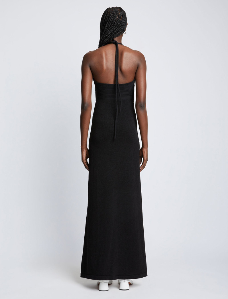 Textured Knit Halter Dress 4