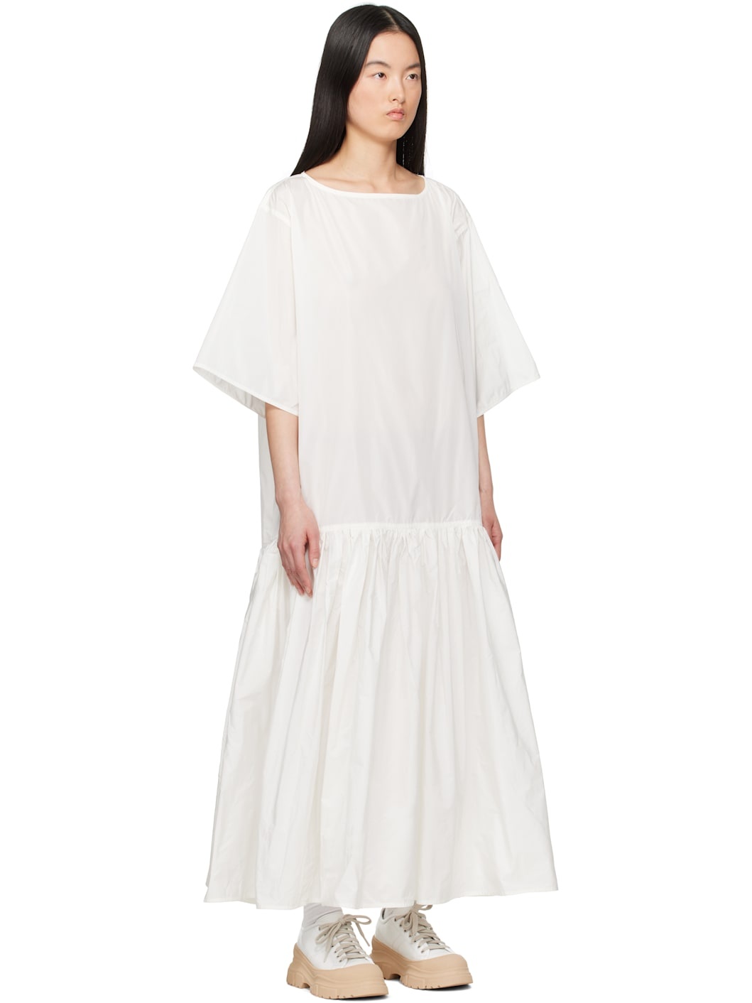 White Della Maxi Dress - 2