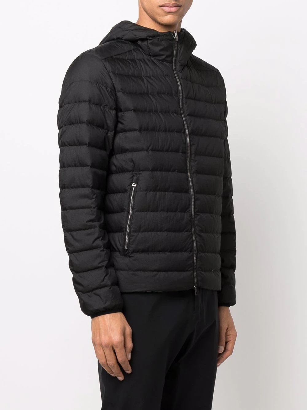 quilted hooded puffer jacket - 3