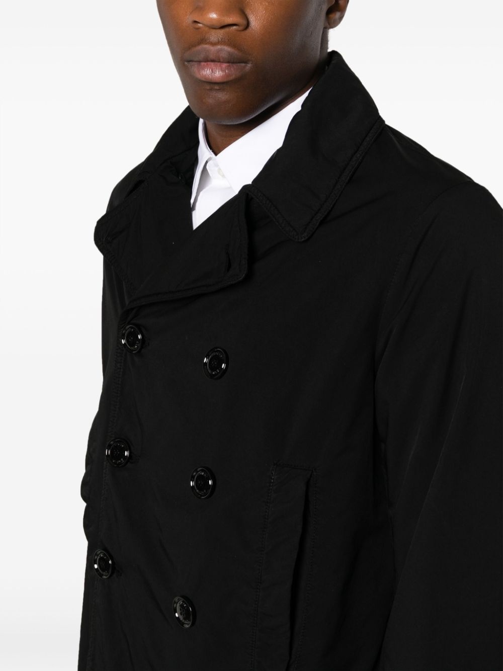 double-breasted padded jacket - 5