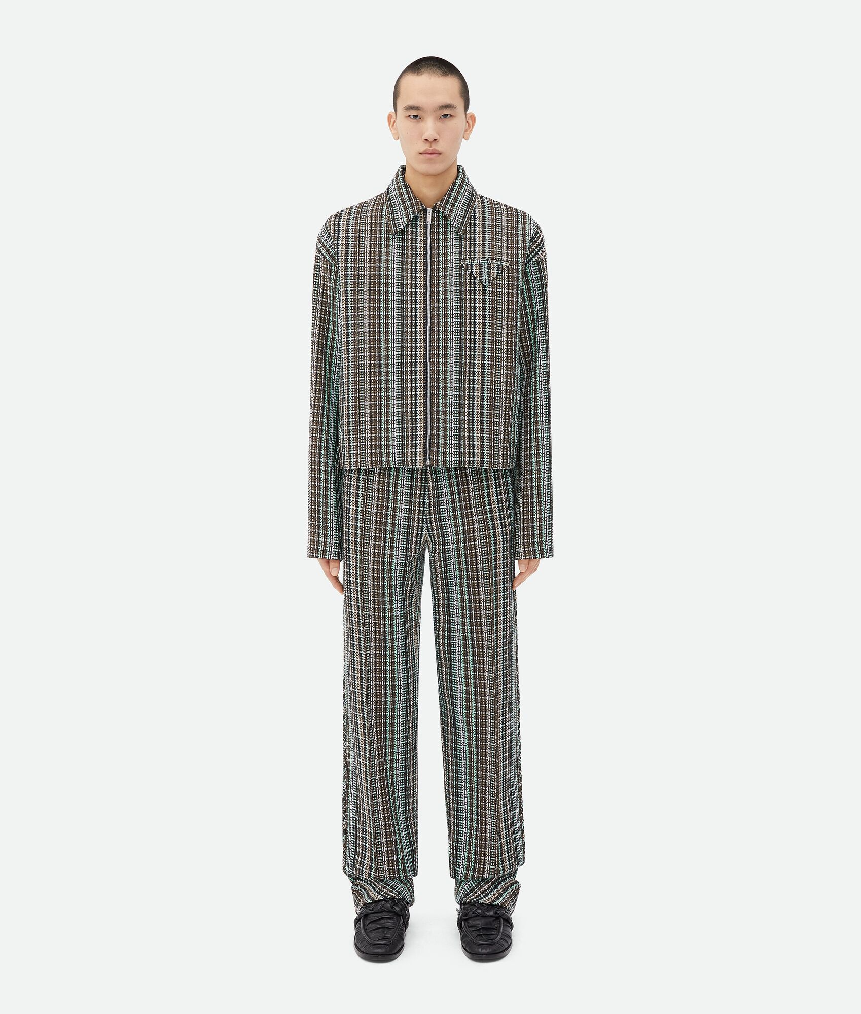 Bottega Veneta Cotton Check Jacket | REVERSIBLE