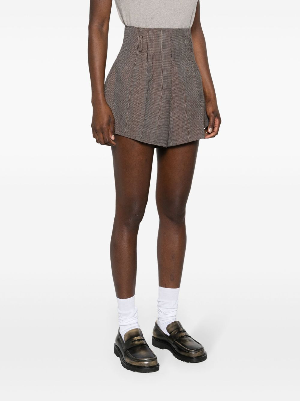 high-waist tailored shorts - 3