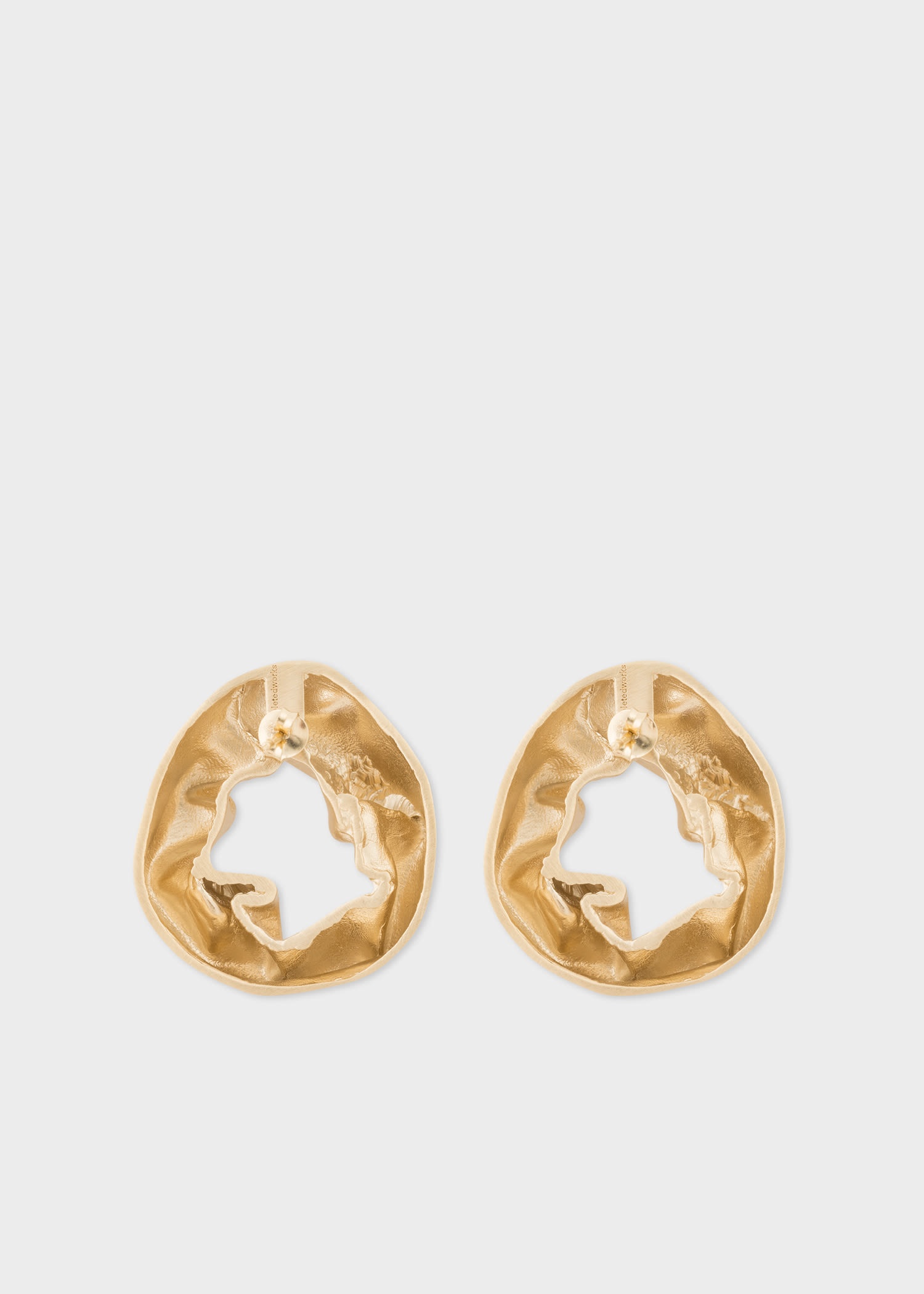 'Scrunched' Earrings by Completedworks - 2