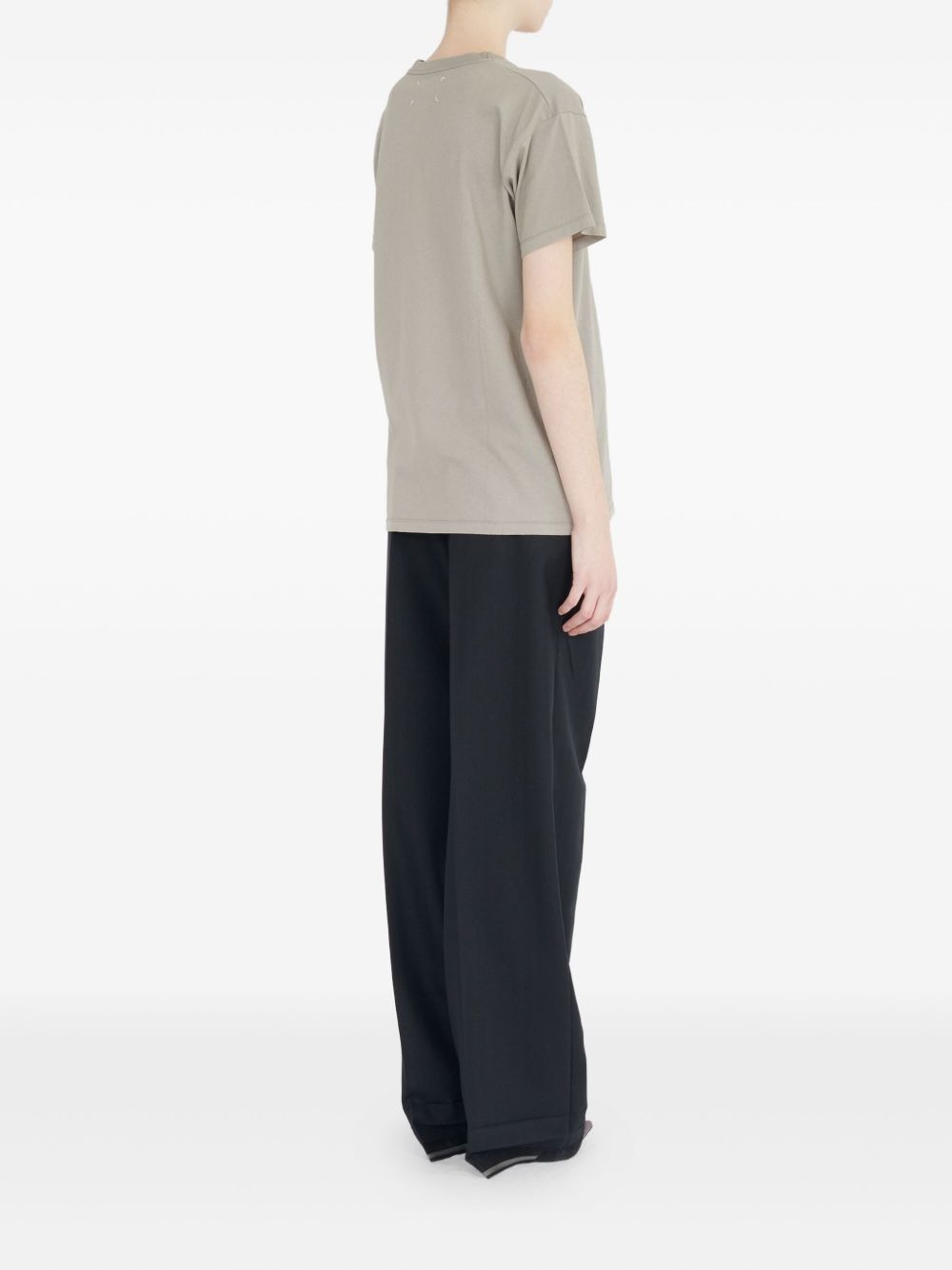 Numbers-print T-shirt - 4