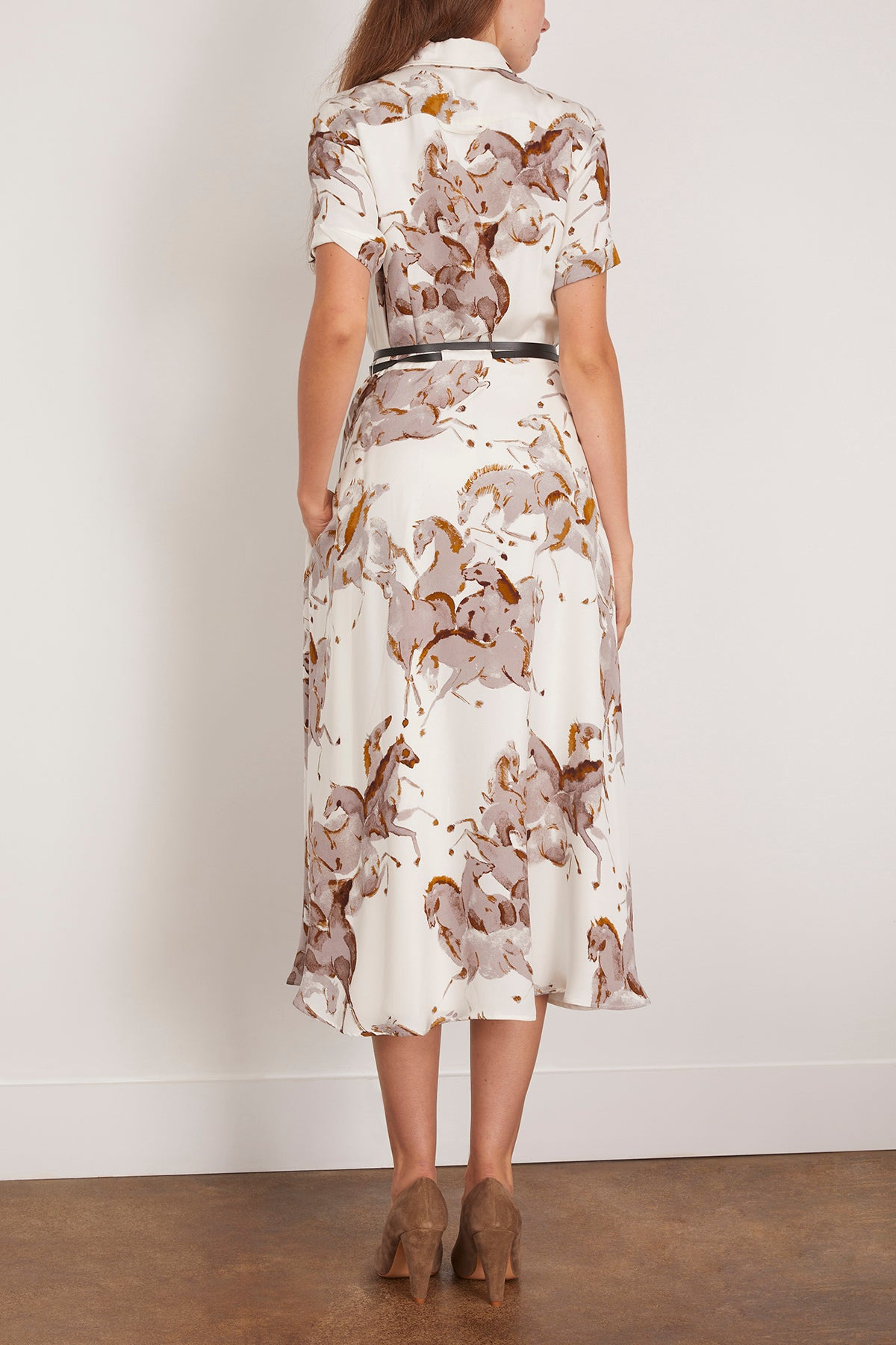 Kiera Dress in Saddle Horses - 4